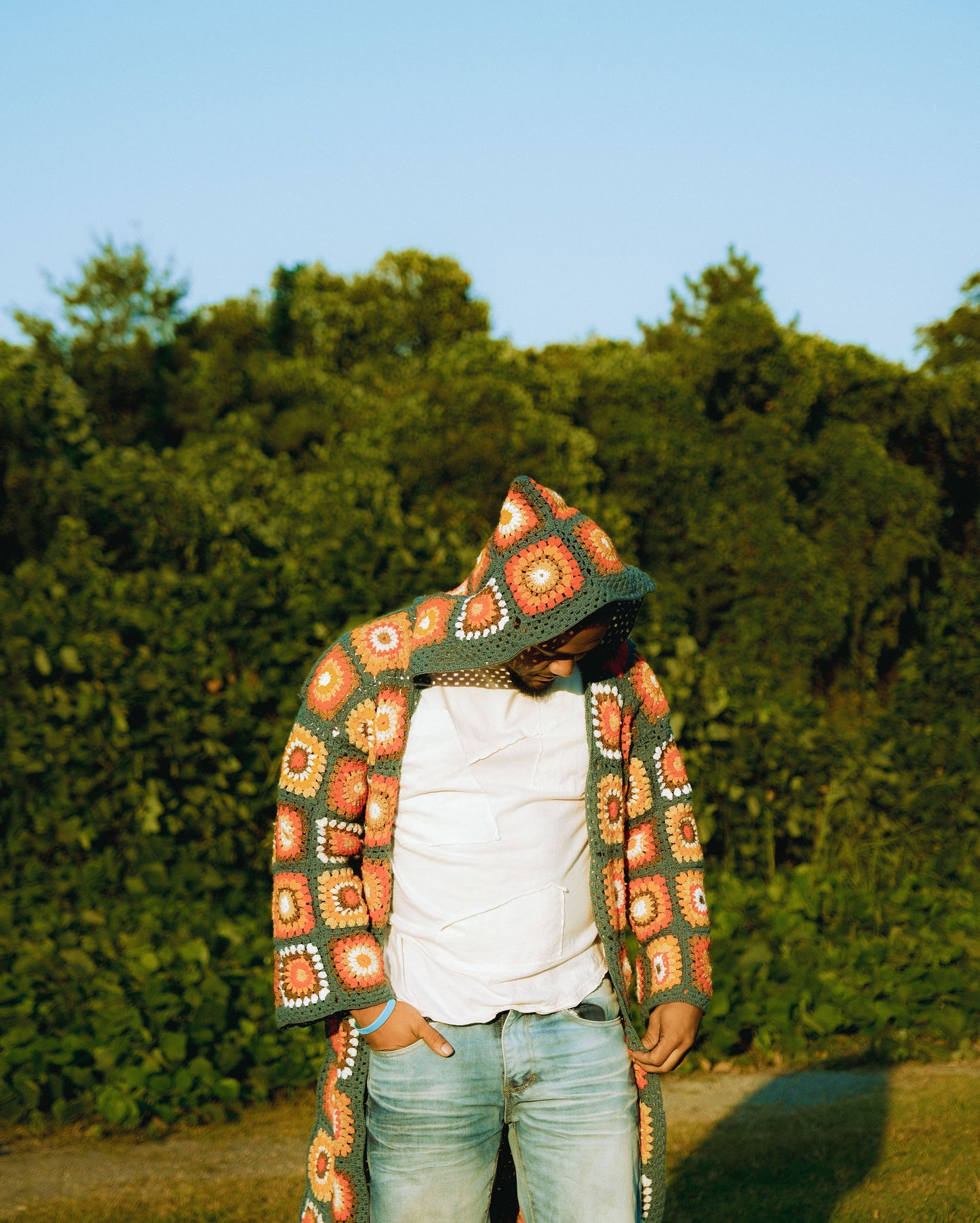 Harmony Stitch Granny Square Hoodie
