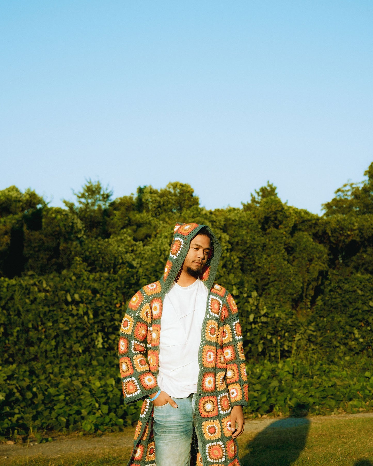 Harmony Stitch Granny Square Hoodie